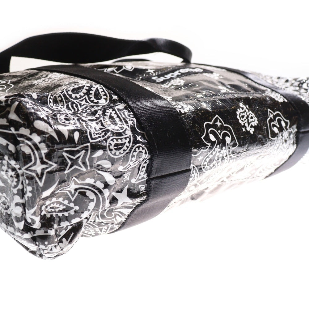 SUPREME(シュプリーム) 21SS Bandana Tarp Duffle Bag バンダナ タープ ダッフル バッグ ブラック レディース