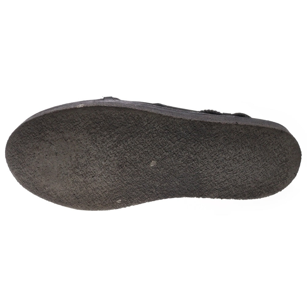 Y's(ワイズ) NUBUCK LEATHER RANDOM ROPE SHOES ヌバックレザー ランダムロープ ローカットシューズ ブラック レディース YP-E04-712