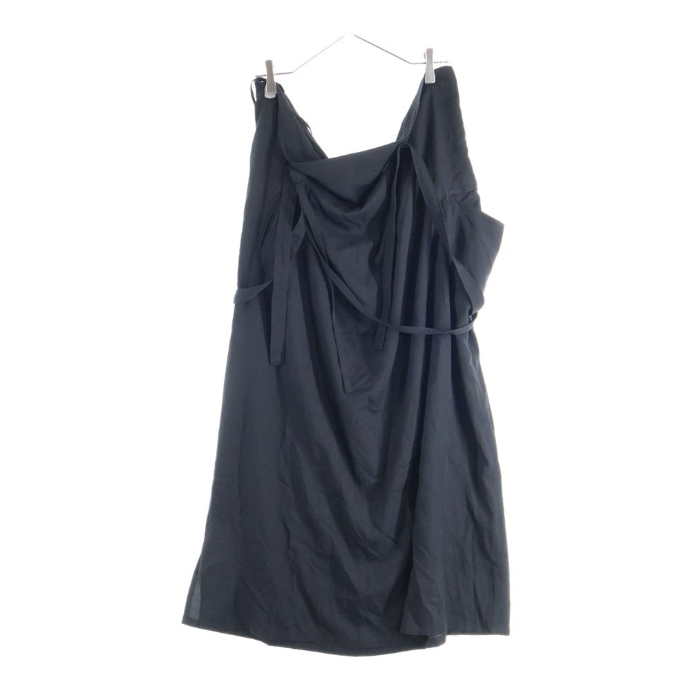 Y's(ワイズ) ストリングデザイン レーヨン キャミワンピース ブラック レディース YP-D16-201