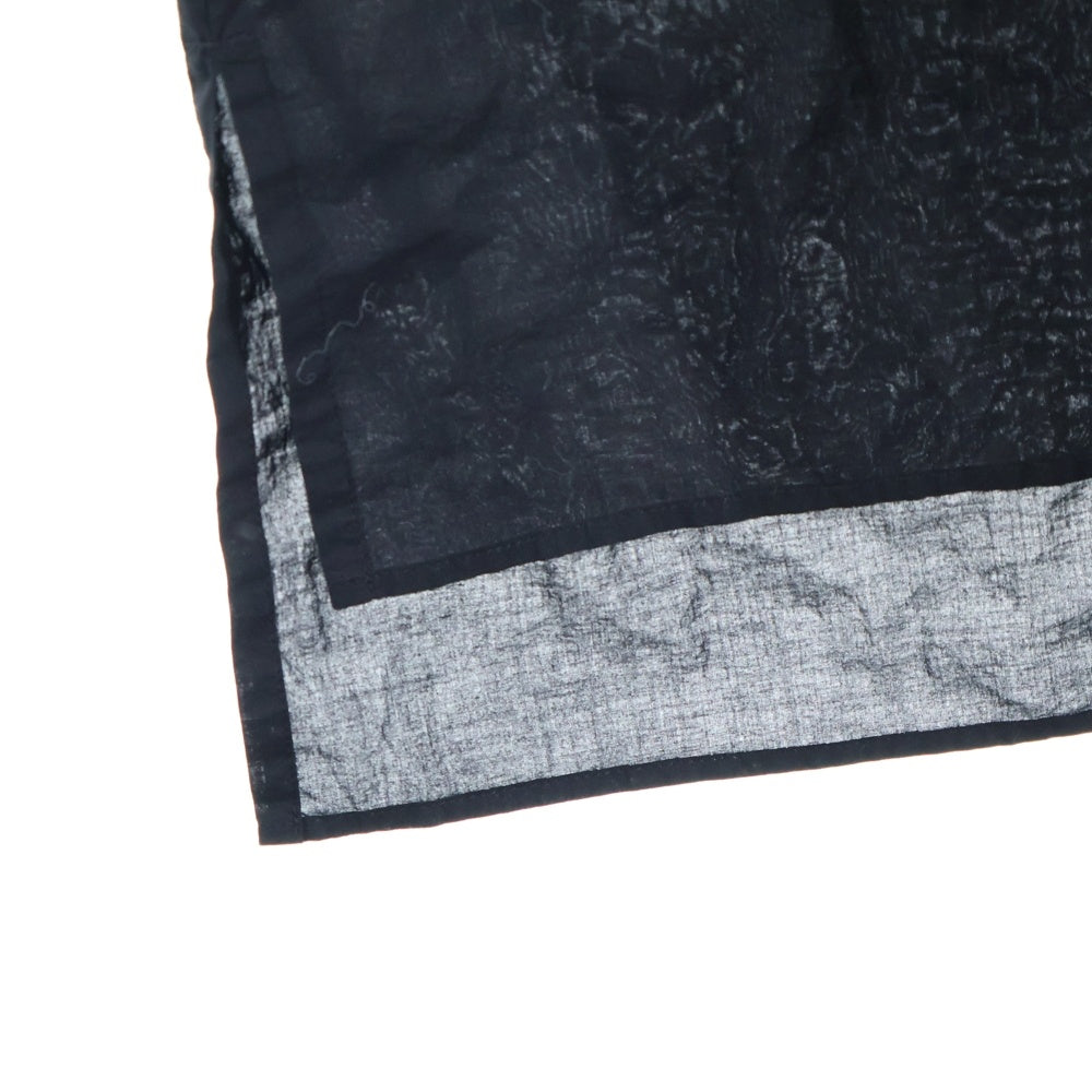 Y's(ワイズ) COTTON LAWN HALF SLEEVE BLOUSE コットン ローン 変形パターン 半袖シャツ ブラウス ブラック レディース YD-B27-030