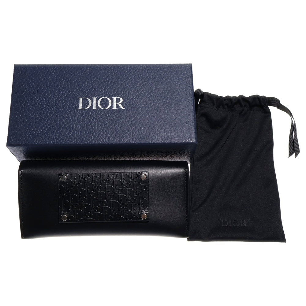 DIOR(ディオール) DiorTag SU レクタンギュラー オブリークレンズ クリアフレームサングラス ネガネ 眼鏡 ブルー/クリア