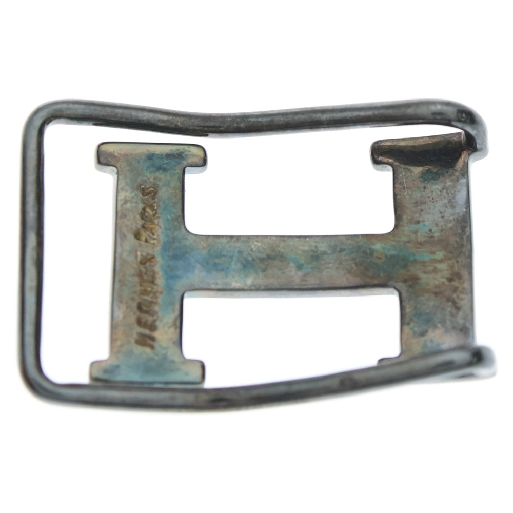 HERMES(エルメス) コンスタンス Hロゴ マネークリップ シルバー