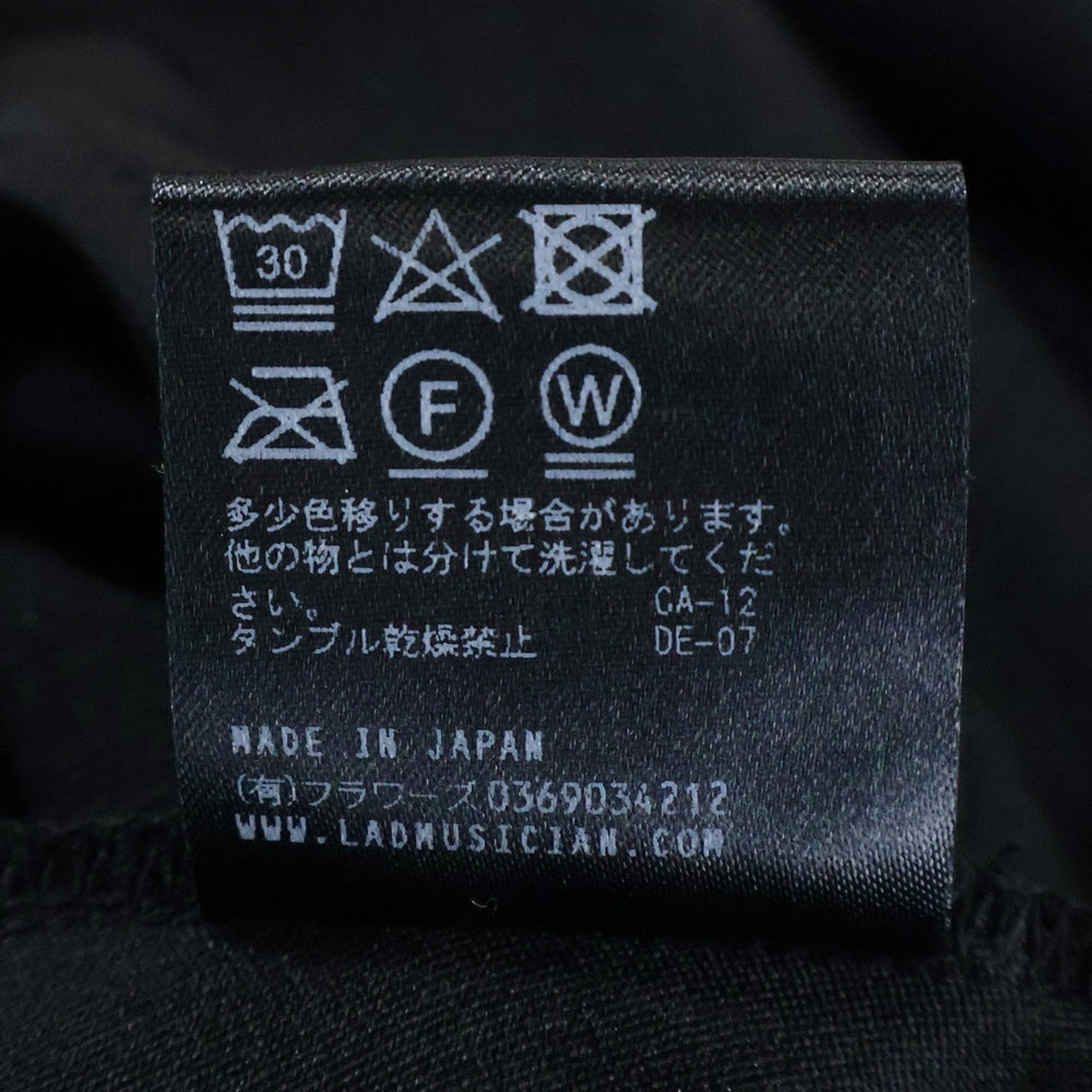 LAD MUSICIAN(ラッドミュージシャン) 23SS ESTER JERSEY TRACK JACKET ジップアップトラックジャケット ブラック 2123-613