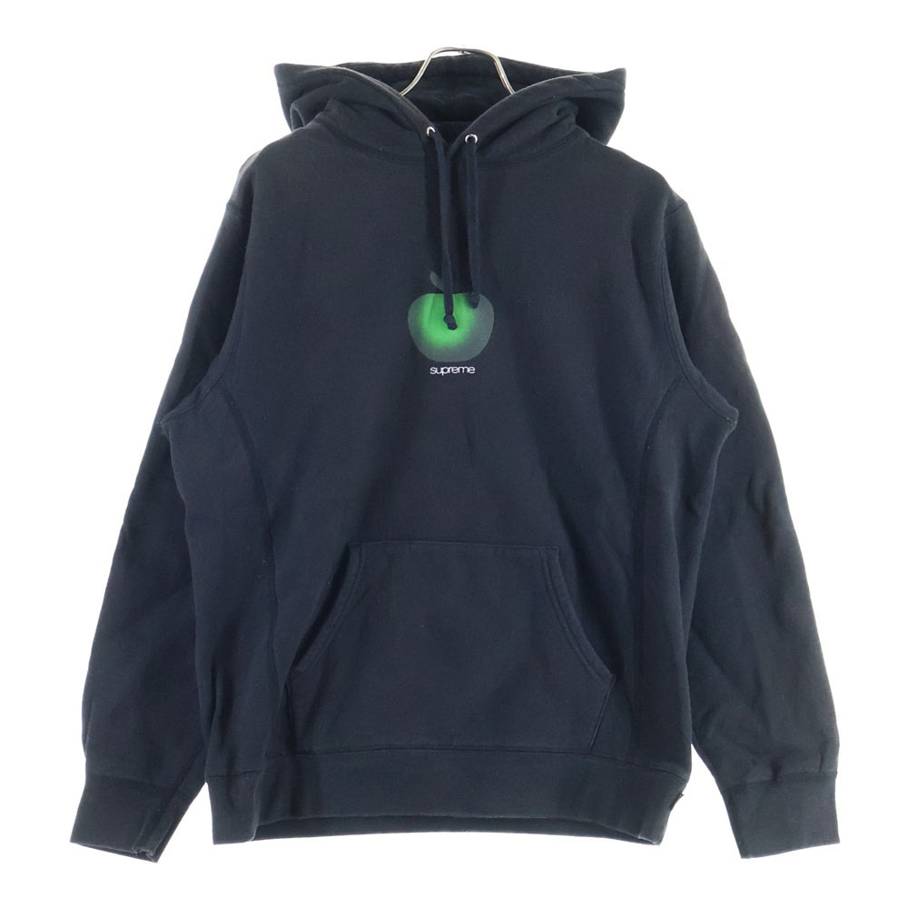 SUPREME(シュプリーム) 19SS Apple Hooded Sweatshirt アップル フーデッド スウェットプルオーバーパーカー ブラック