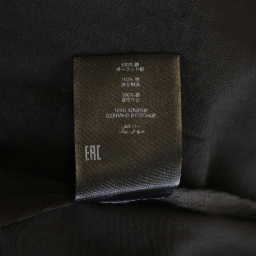 DRIES VAN NOTEN(ドリスヴァンノッテン) 23AW DOSANA GD DRESS トレンチデザイン コットンギャバ ドレス ブラック レディース 232-011010