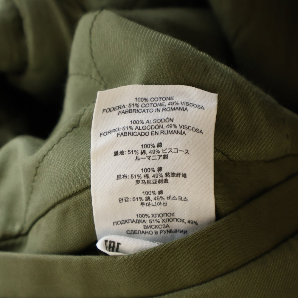 DRIES VAN NOTEN(ドリスヴァンノッテン) 24AW RAZEL SHORT COAT レイゼル ショート ダブルブレスト ミリタリーコート カーキ 242-020212