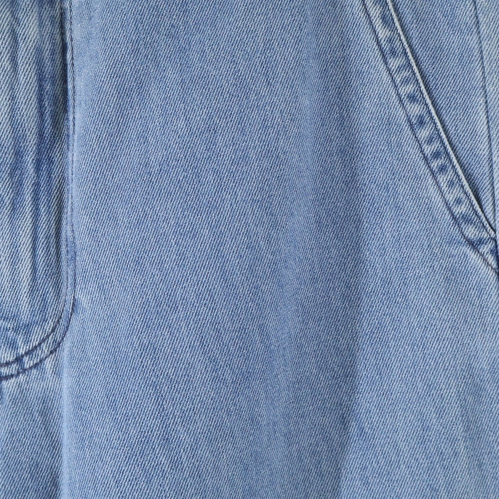 DRIES VAN NOTEN(ドリスヴァンノッテン) 24AW DENIM CHINO ロゴレザーパッチ ワイド デニム チノ ワークパンツ インディゴ 242-020935