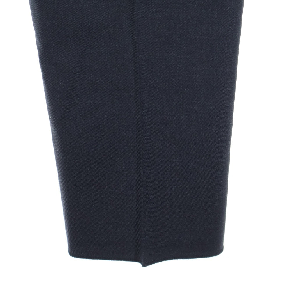 THOM BROWNE(トムブラウン) TWILL LOW RISE TROUSER ウールピケ スーチング スリムローライズ ノータック トラウザーパンツ チャコール MTC159A-00626