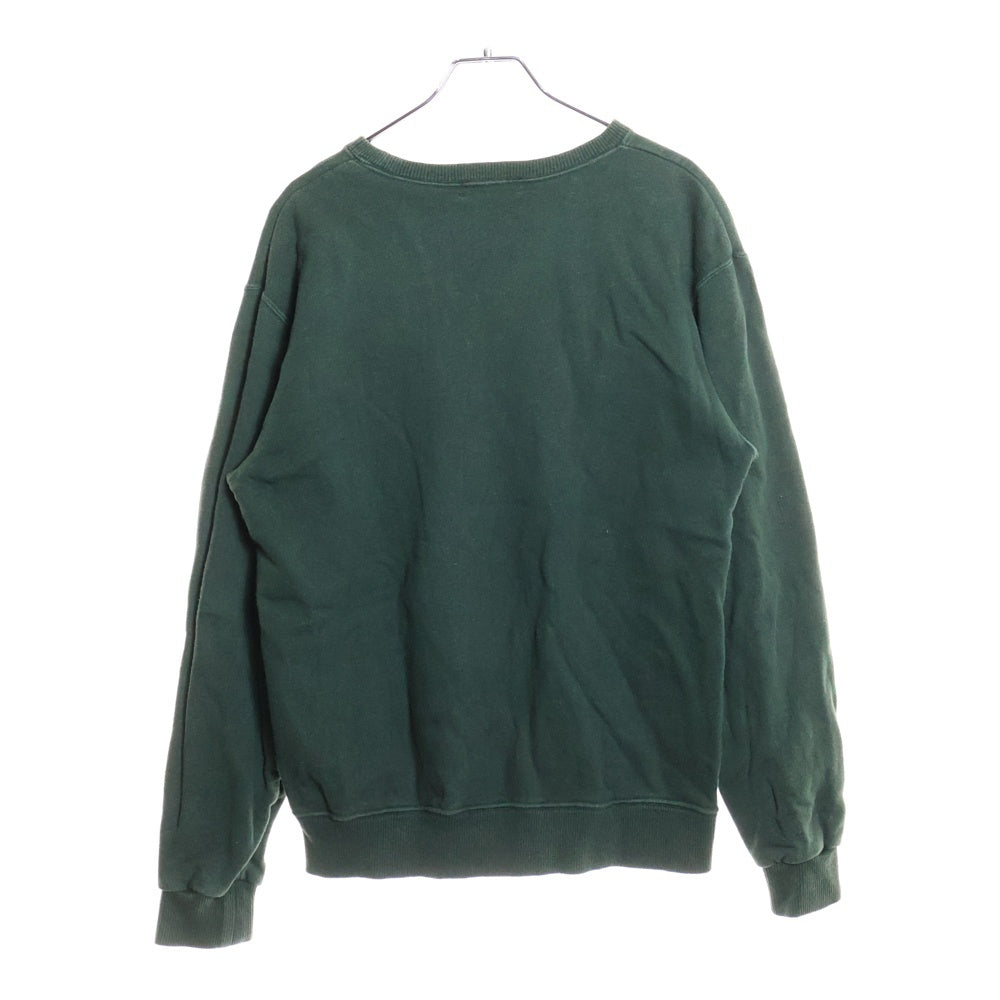 UNDERCOVER(アンダーカバー) 15AW CHAOS HURTS カオス ハーツ プリント クルーネック プルオーバー スウェット トレーナー グリーン UCP1892-1