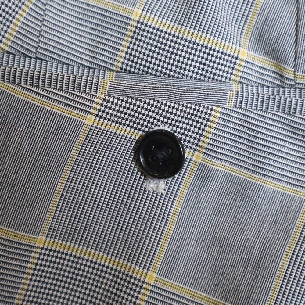 UNITED ARROWS green label relaxing(グリーンレーベル リラクシング) チェック柄 ワンタック スラックスパンツ グレー 3214-199-2558