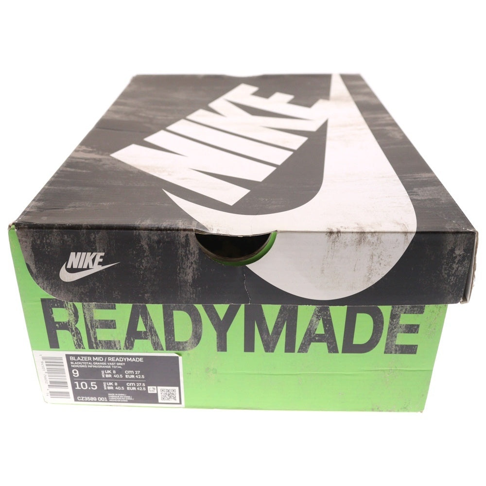 NIKE(ナイキ) ×READYMADE BLAZER MID レディメイド ブレーザー ミッドカットスニーカー マルチカラー US9/27cm CZ3589-001
