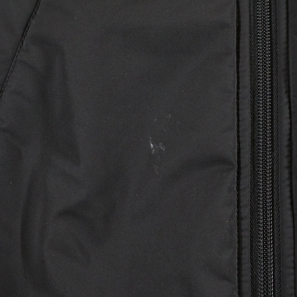 nano universe(ナノユニバース) ポリエステル ジップアップジャケット ブルゾン ブラック GF54BZ1017SK