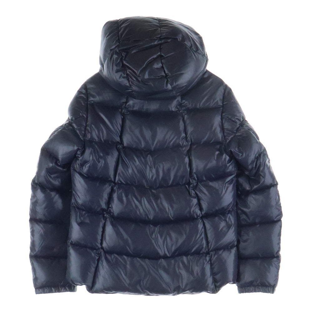 NO BRAND(ノーブランド) SLICK スリック 裏チェック柄 フーデッドダウンジャケット ブラック