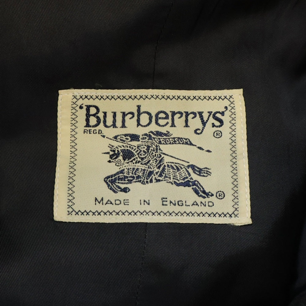BURBERRY(バーバリー) 90S カシミア ステンカラーコート グレー