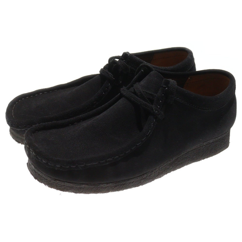 Clarks(クラークス) WALLABEE ワラビー スウェード ローカットシューズ レディース ブラック US8.5/26cm 21621