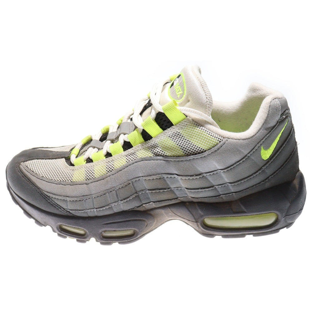 NIKE(ナイキ) AIR MAX 95 OG NEON YELLOW エアマックス イエローグラデ ローカットスニーカー グレー/イエロー US7.5/25.5cm CT1689-001