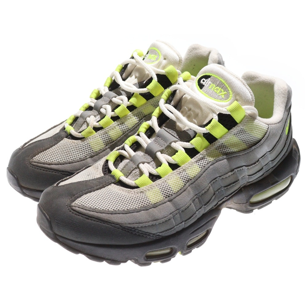 NIKE(ナイキ) AIR MAX 95 OG NEON YELLOW エアマックス イエローグラデ ローカットスニーカー グレー/イエロー US7.5/25.5cm CT1689-001