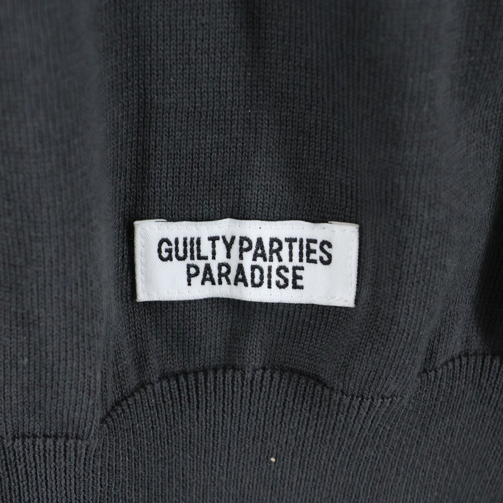 WACKO MARIA(ワコマリア) 25SS COTTON KNIT SWEATER コットンニットセーター チャコール 25SSE-WMK-KN01