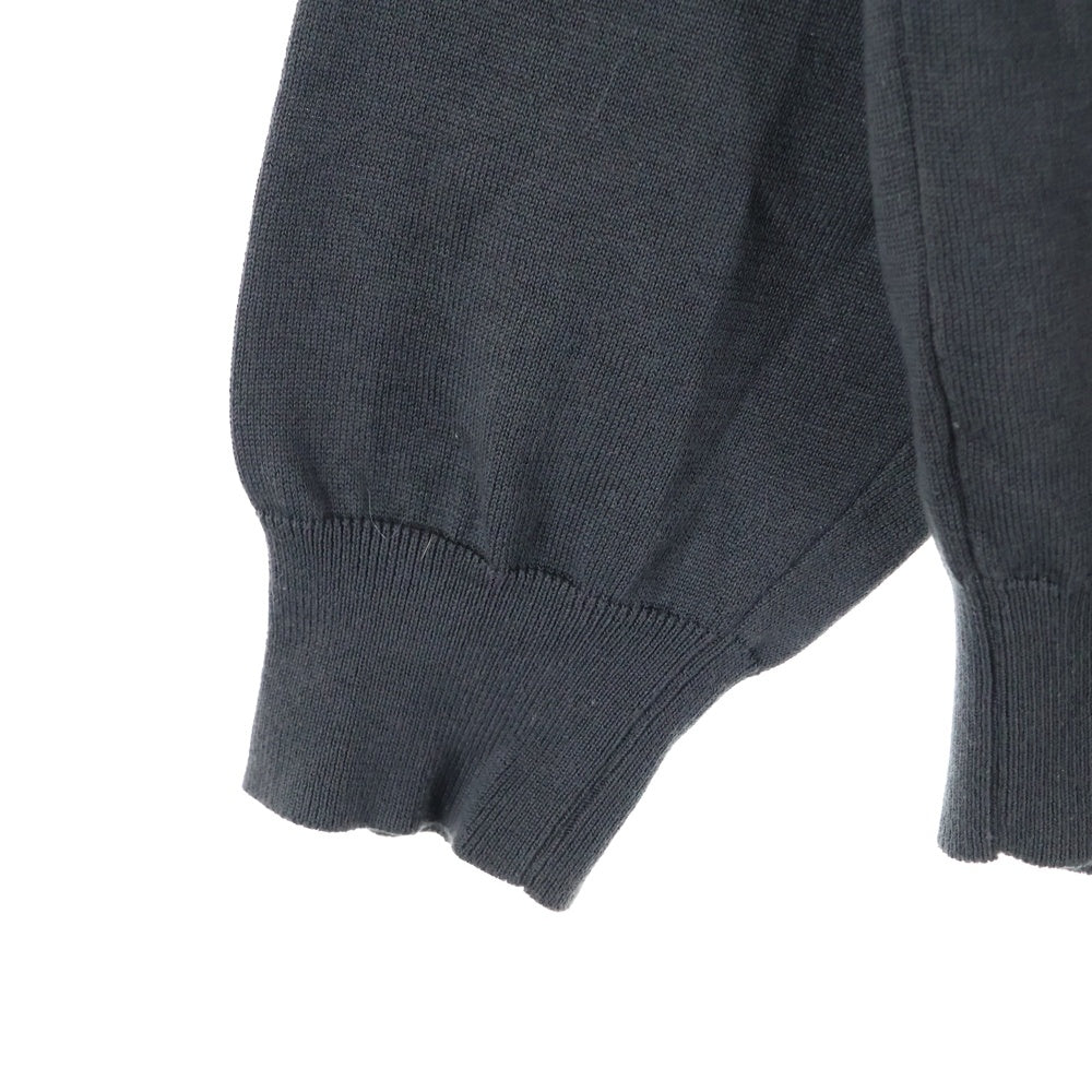 WACKO MARIA(ワコマリア) 25SS COTTON KNIT SWEATER コットンニットセーター チャコール 25SSE-WMK-KN01