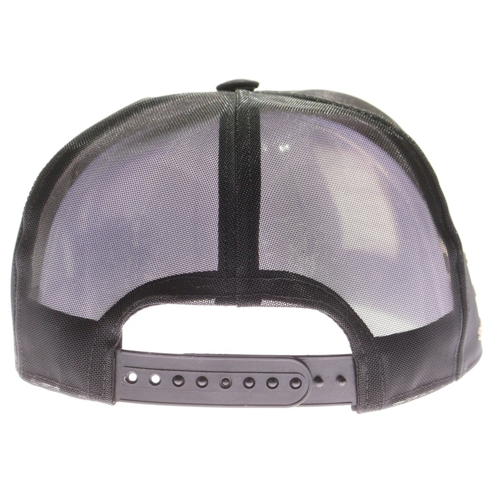 DRKSHDW(ダークシャドウ) 18SS サイド刺繍 コットン 5パネル メッシュキャップ 帽子 ブラック DU18S3465