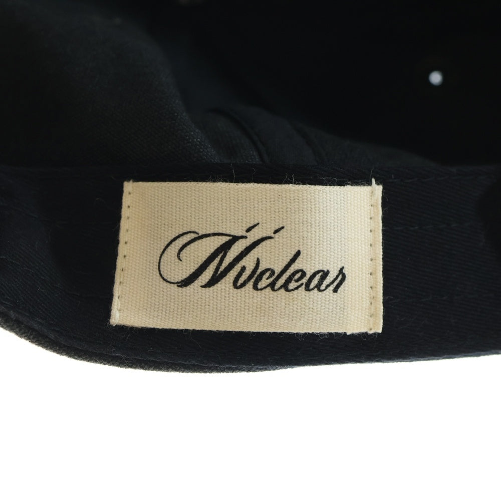 NVCLEAR(ニュークリア) NV Logo Army Cap NVロゴ アーミーキャップ ブラック/ホワイト