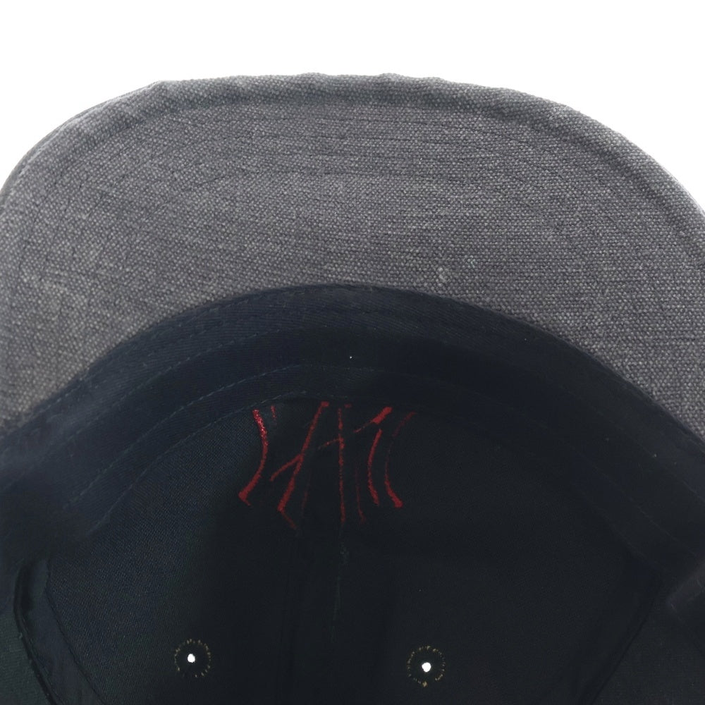 NVCLEAR(ニュークリア) NV Logo Army Cap NVロゴ アーミーキャップ ブラック/レッド