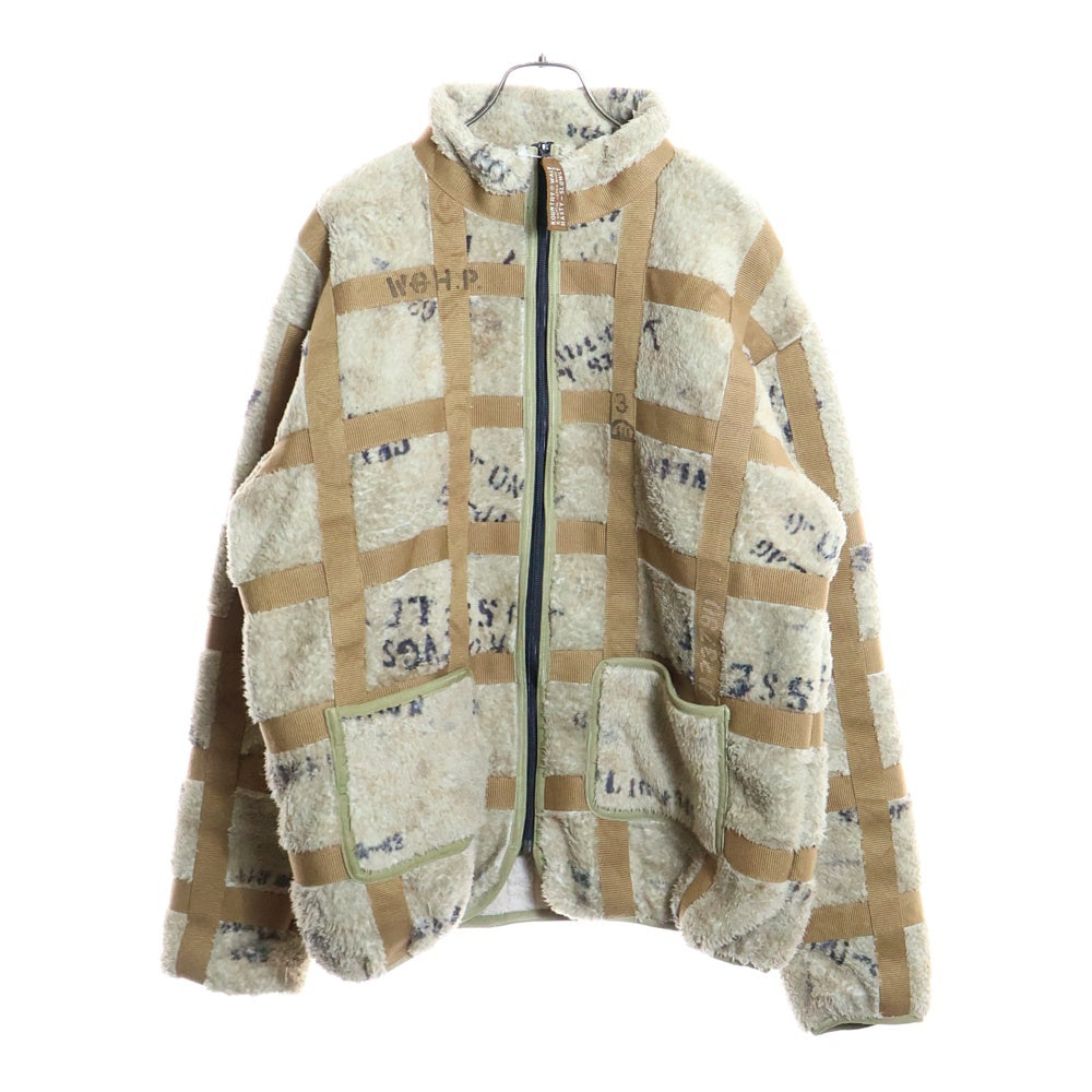 KAPITAL(キャピタル) プリズナー クラフト タッターソール ジップブルゾン フリース ブラウン K2311LC147