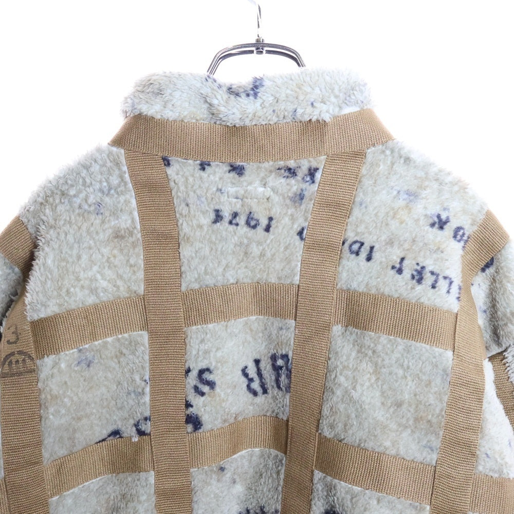 KAPITAL(キャピタル) プリズナー クラフト タッターソール ジップブルゾン フリース ブラウン K2311LC147