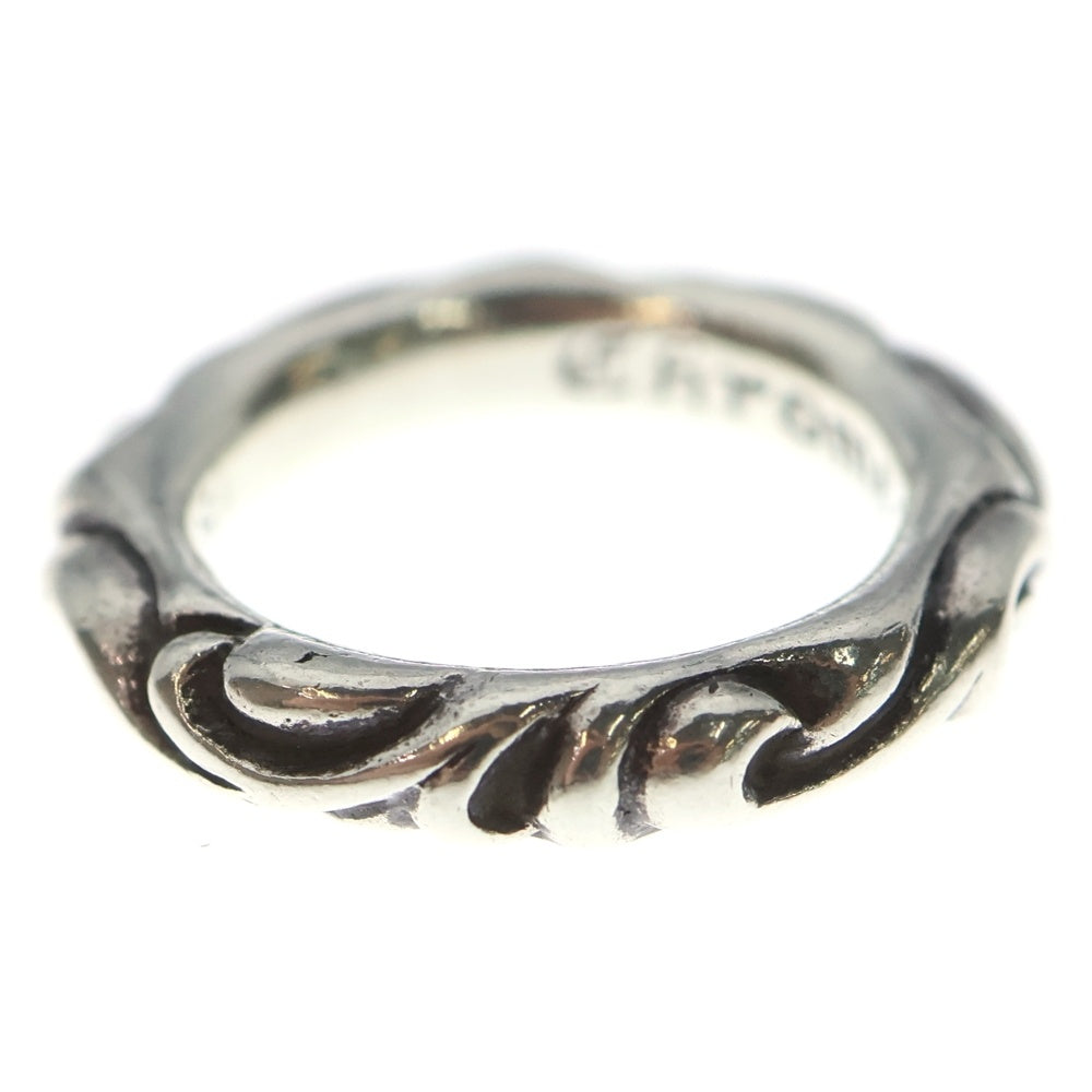 CHROME HEARTS(クロムハーツ) SCRL BAND スクロールバンド リング シルバー BCA351