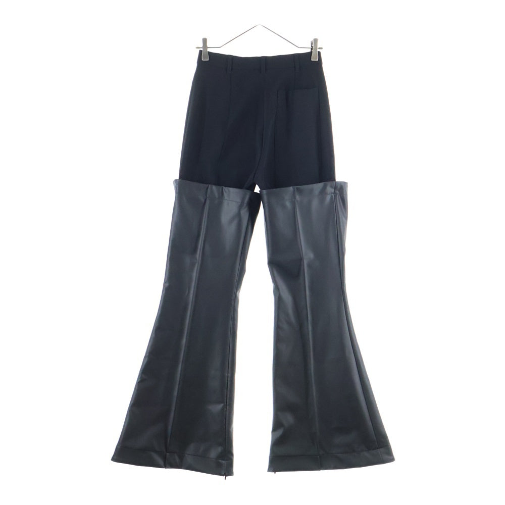 UNITED TOKYO(ユナイテッド トウキョウ) TSUNAGI 2WAY ツナギ 2Way フェイクレザー ブーツパンツ ブラック レディース 142540001