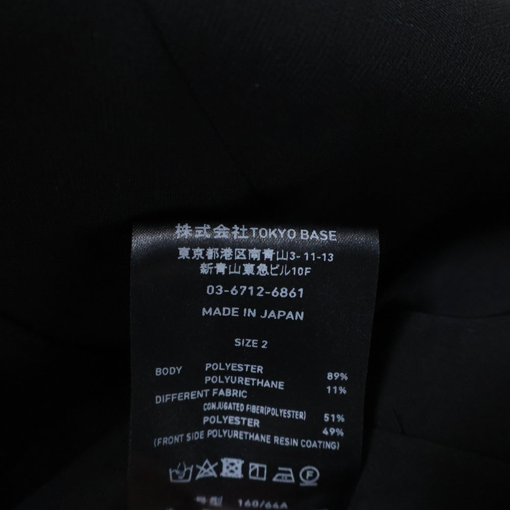 UNITED TOKYO(ユナイテッド トウキョウ) TSUNAGI 2WAY ツナギ 2Way フェイクレザー ブーツパンツ ブラック レディース 142540001