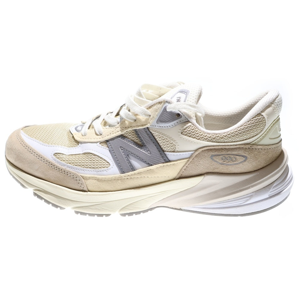 New Balance(ニューバランス) M990SS6 メッシュ スエード レザー切り替え ローカットスニーカー ベージュ US10.5/28.5cm