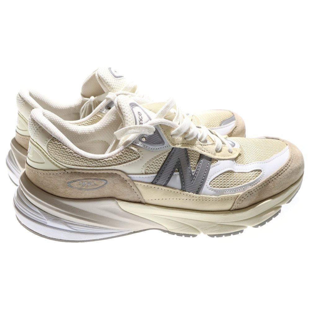 New Balance(ニューバランス) M990SS6 メッシュ スエード レザー切り替え ローカットスニーカー ベージュ US10.5/28.5cm