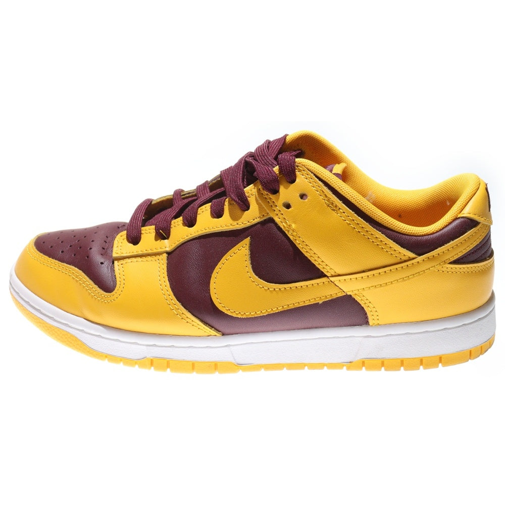 NIKE(ナイキ) DUNK LOW University Gold and Deep Maroon ダンク ローカットスニーカー イエロー/ボルドー US10/28cm DD1391-702