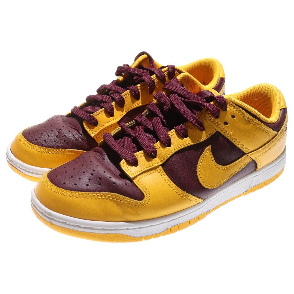 NIKE(ナイキ) DUNK LOW University Gold and Deep Maroon ダンク ローカットスニーカー イエロー/ボルドー US10/28cm DD1391-702