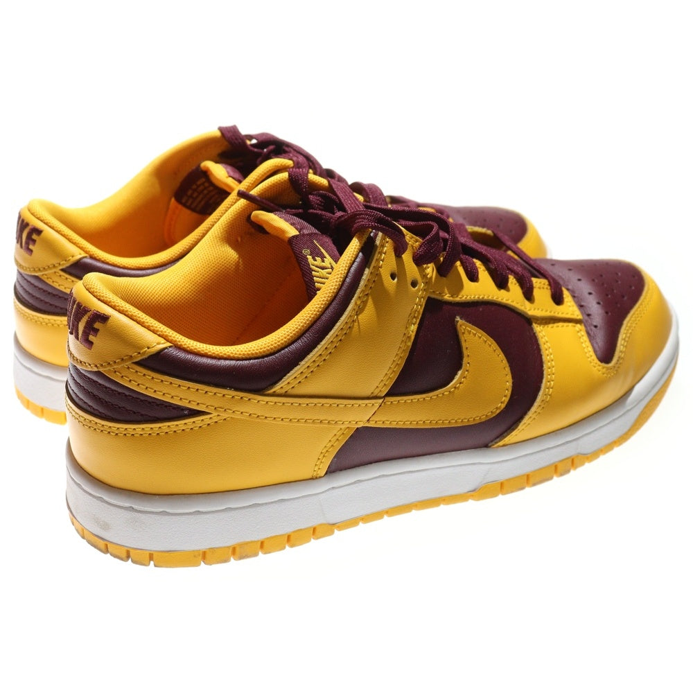 NIKE(ナイキ) DUNK LOW University Gold and Deep Maroon ダンク ローカットスニーカー イエロー/ボルドー US10/28cm DD1391-702
