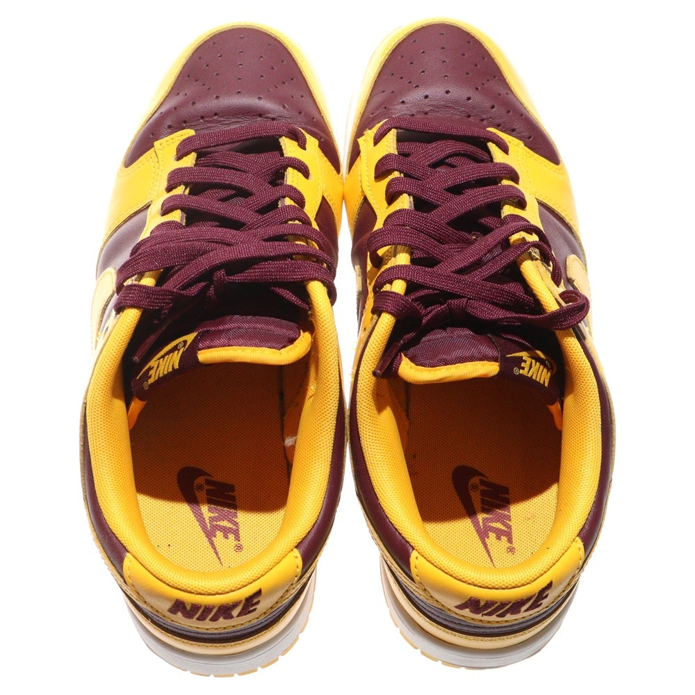 NIKE(ナイキ) DUNK LOW University Gold and Deep Maroon ダンク ローカットスニーカー イエロー/ボルドー US10/28cm DD1391-702