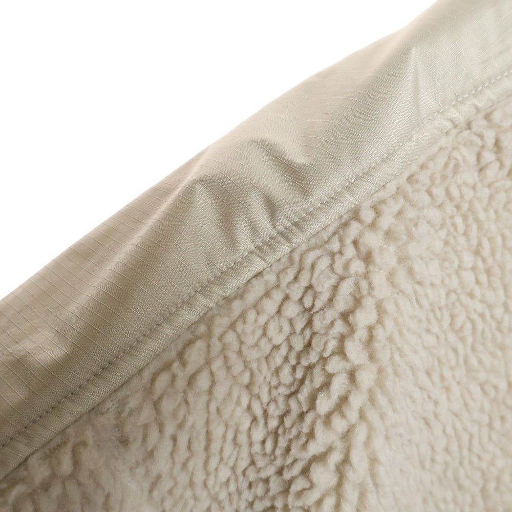 adidas(アディダス) WORD BOA JACKET ワーディング オーバーサイズ ボア フリースジャケット ベージュ IK7342