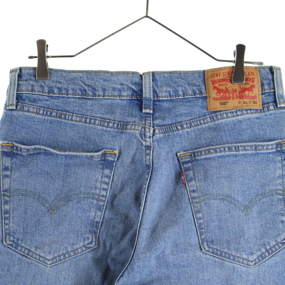 Levi's premium(リーバイスプレミアム) 555 リラックスストレートジーンズ ジップフライ デニムパンツ インディゴ A9234-001