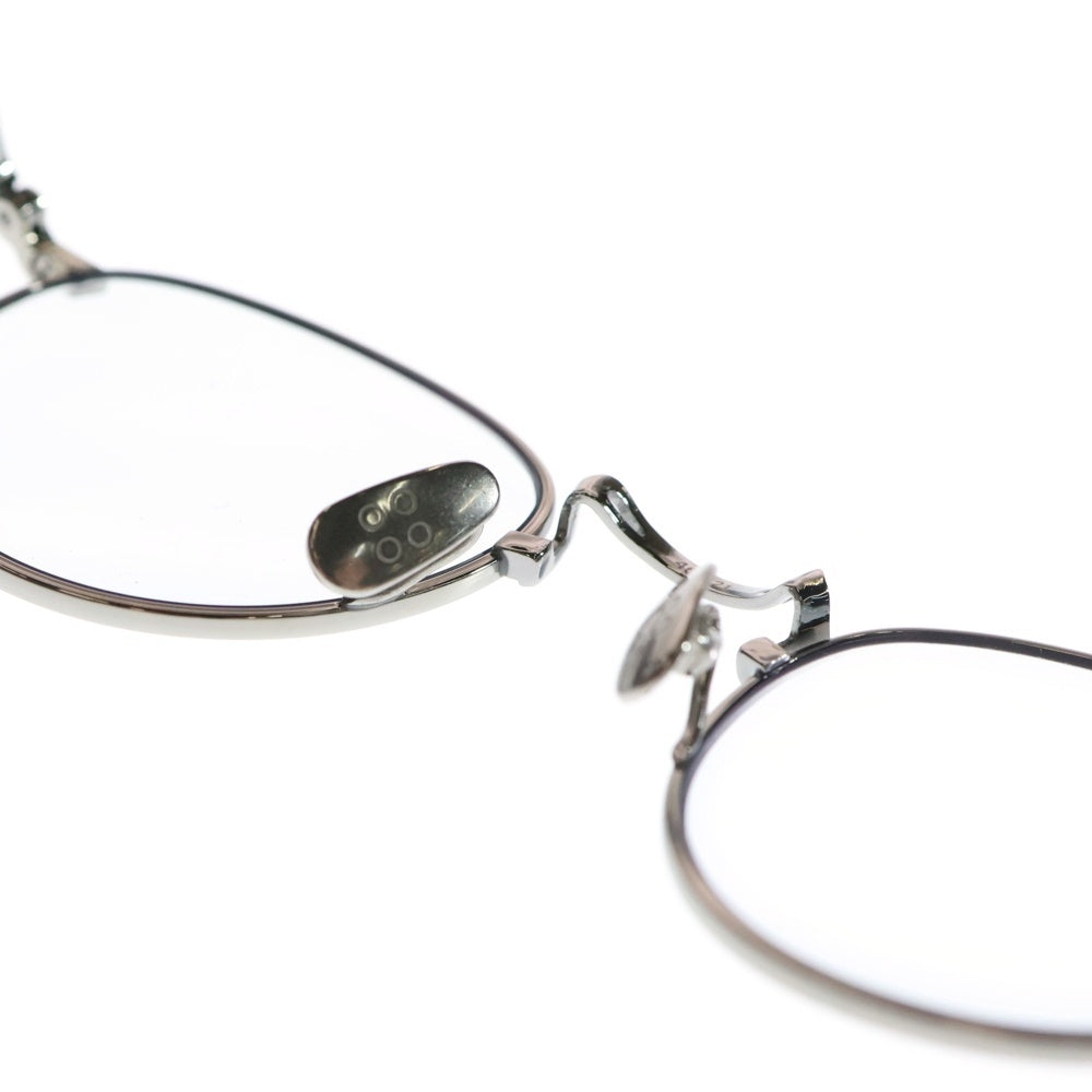 YELLOWS PLUS(イエローズ プラス) ANGEL エンジェル ボストンシェイプ メタルフレーム サングラス アイウェア 眼鏡 シルバー