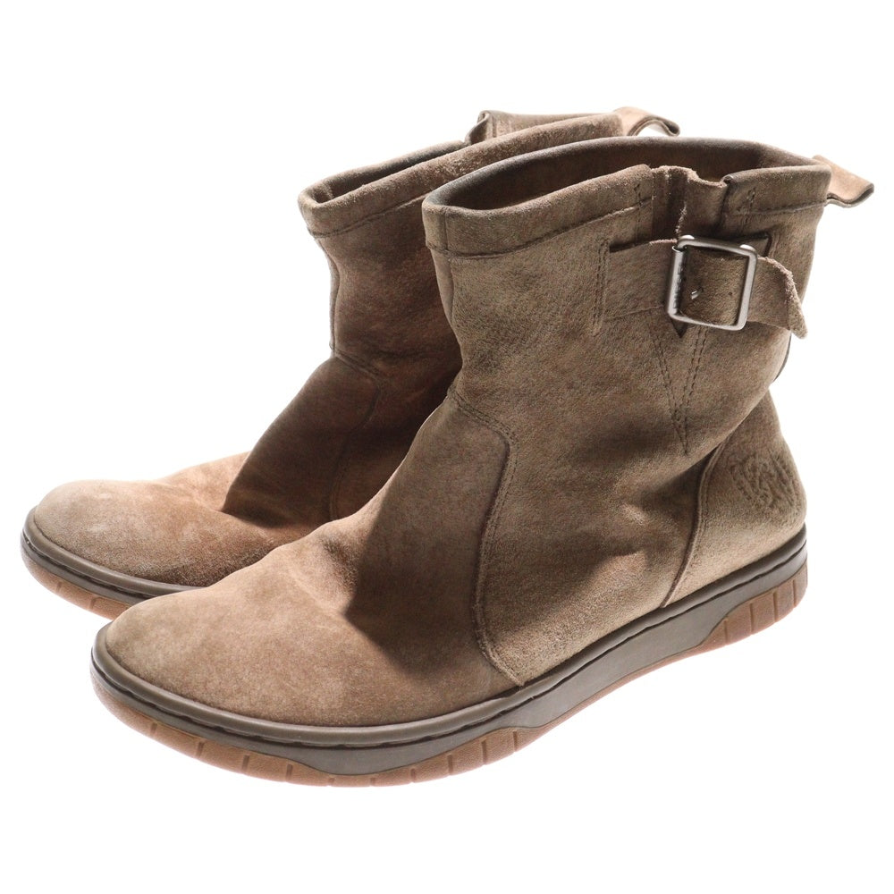 DIESEL(ディーゼル) サイドアジャスター スウェードレザーショートブーツ ブラウン