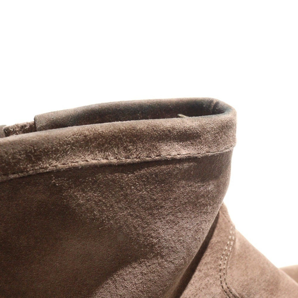 DIESEL(ディーゼル) サイドアジャスター スウェードレザーショートブーツ ブラウン