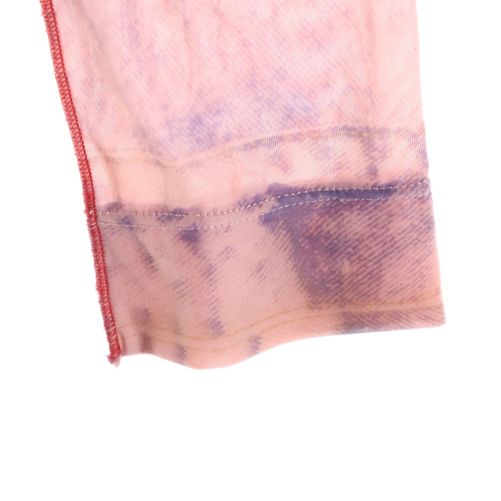 DIESEL(ディーゼル) T-CLAU-D1 トロンプルイユ シースルー ロングスリーブ トップス レディース ピンク A05906