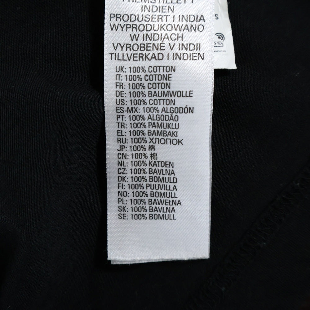 DIESEL(ディーゼル) T-JUST-B60 フロントプリント 半袖Tシャツ カットソー ブラック A02977