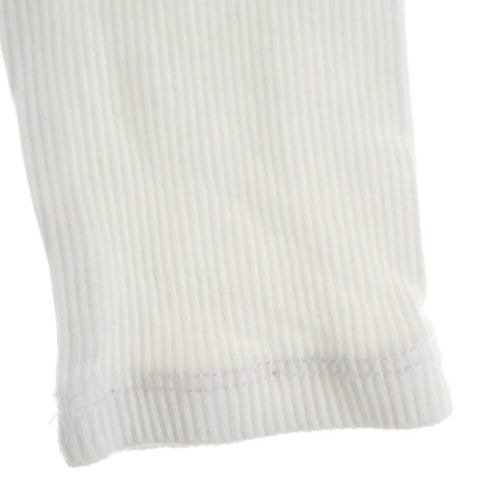 DIESEL(ディーゼル) T-MATIC-LS ラウンドネック チェーン 長袖Tシャツ カットソー レディース ホワイト A12718