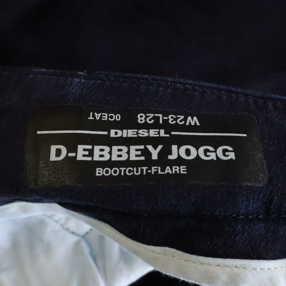 DIESEL(ディーゼル) D-EBBEY JOGG ハイウエスト フレアデニムパンツ レディース インディゴ A03777
