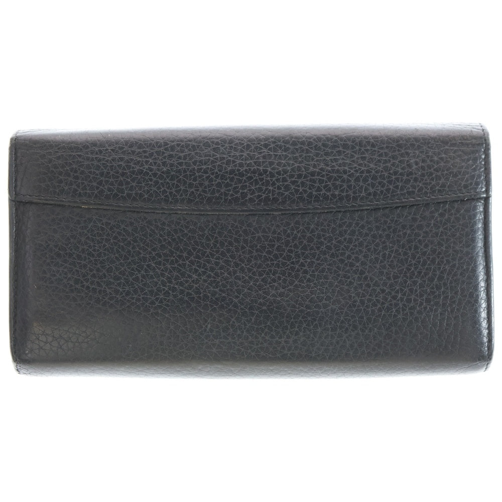 LOUIS VUITTON(ルイヴィトン) ポルトフォイユ カプシーヌ レザー ロングウォレット ブラック N90129 MI3108