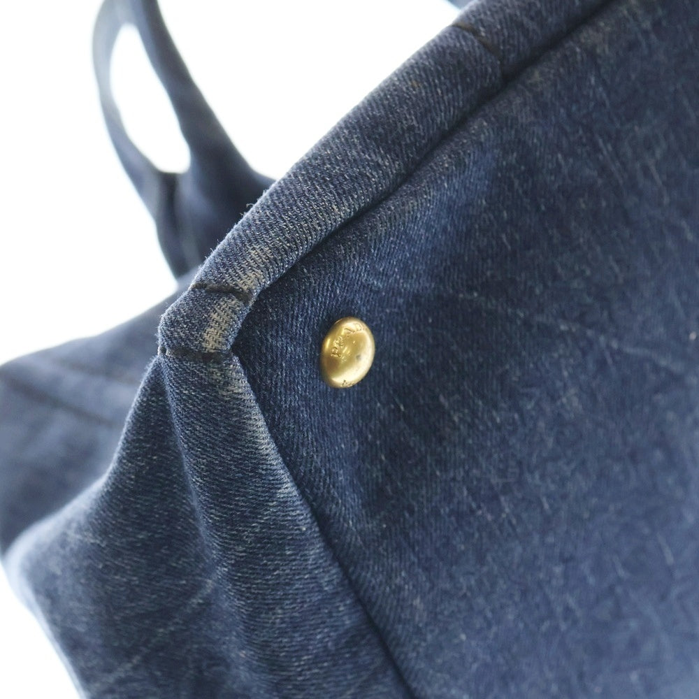 PRADA(プラダ) CANAPA MINI カナパミニ デニム 2WAY ハンド ショルダーバッグ インディゴ 1BG439