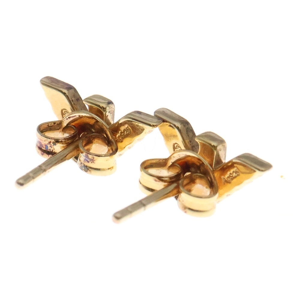 EMPORIO ARMANI(エンポリオアルマーニ) イーグルロゴ ラインストーン装飾 スタッドピアス ゴールド 両耳 EG3466221