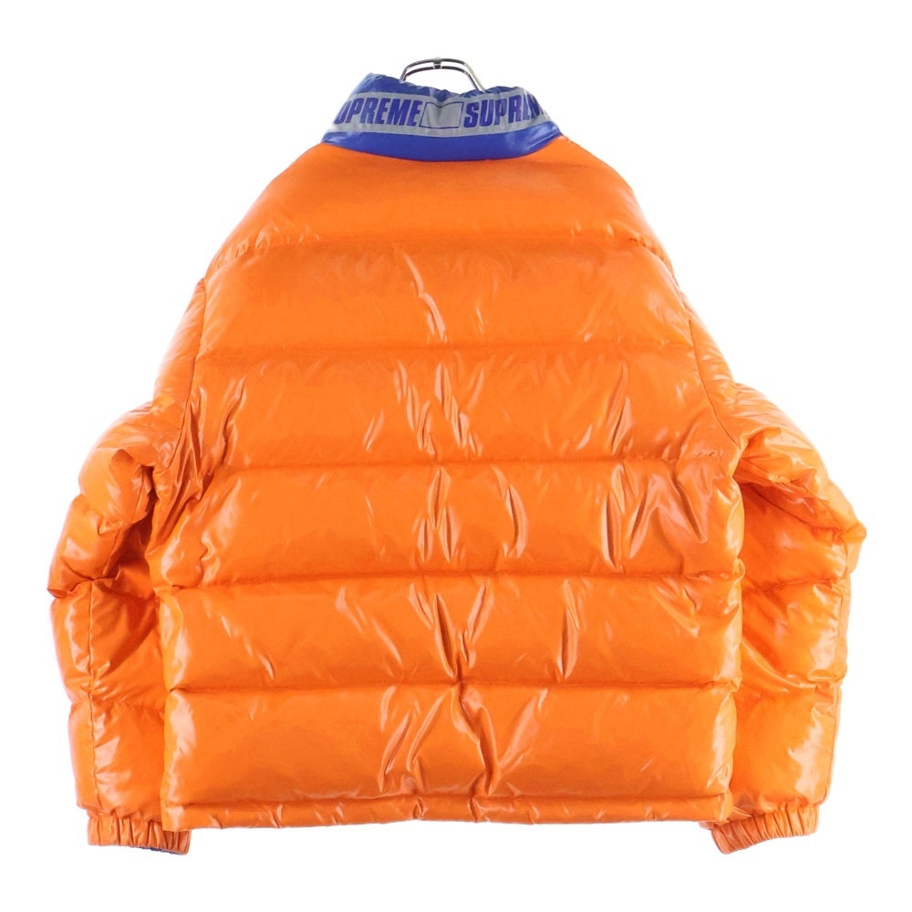 SUPREME(シュプリーム) 20SS Shiny Reversible Puffy Jacket シャイニー リバーシブル パフィ ダウンジャケット オレンジ/ブルー